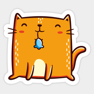 Cute Kitty #1 Sticker